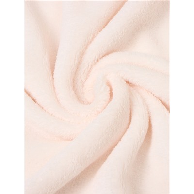 Плед «Этель», 180×200 см, корал-флис 220 г/м², молочный