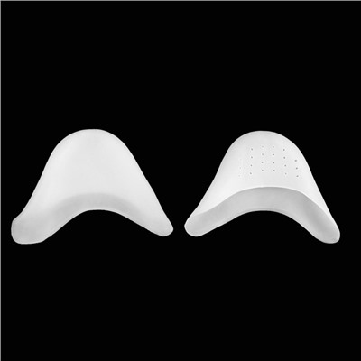 Подследники на пальцы ног, дышащие, силиконовые, 9×9 см, пара, белые