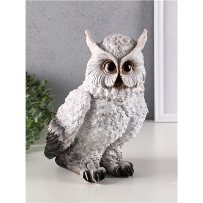 Фигура полистоун «Филин», с глиттером