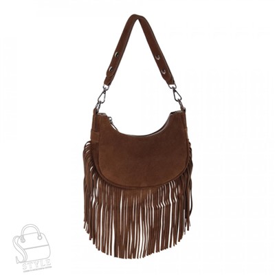 Сумка женская кожаная 99098NNAA brown Natale Navetta