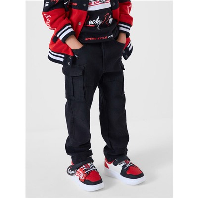 Брюки текстильные джинсовые для мальчиков