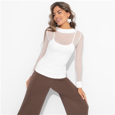 Лонгслив полупрозрачный, Секретное оружие гардероба