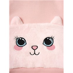 Толстовка с начесом для девочки