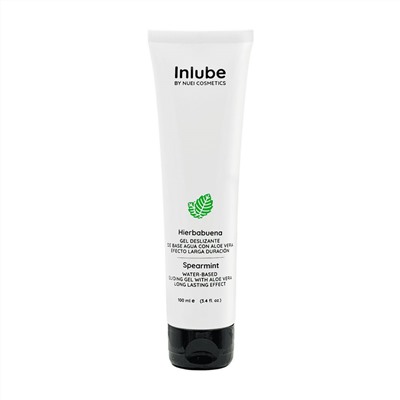 Водный лубрикант Nuei Inlube с алоэ вера и ароматом мяты - 100 мл.