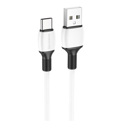 Кабель USB - Type-C Borofone BX84 15W 100см 3A  (white)