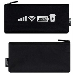 Пенал-косметичка 190х90х20 мм 72211 "СИМВОЛЫ" полиэстер, молния, шелкография Феникс