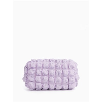 Косметичка на молнии женская, с подкладкой, маленькая, для косметики, лекарств, прокладок, нежно-сиреневая