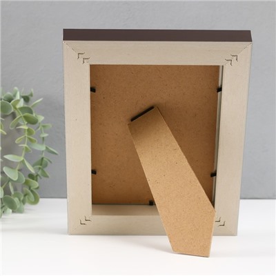 Фоторамка для фото 13×18 см «Стефания», пластик, т. дерево, 4.4×17.8×23 см