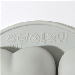 Форма для шоколада «Лямур», силикон, 20.5×19×2 см, 9 ячеек, МИКС