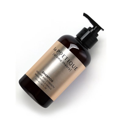 Шампунь для волос, объём и сила, 300 мл, аромат сандала и ванили, LA POETIQUE