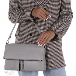 Сумка женская кожаная 8360VG l.gray Vitelli Grassi