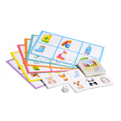 Лото "Половинки"+ игра "Наперегонки"