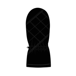 Варежки текстильные для девочек