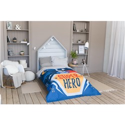 Покрывало 1.5-спальное «Этель» Super hero, 145×210 см, микрофибра