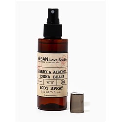 Мист парфюмированный спрей для тела VEGAN.Love.Studio Cherry, Almond, Tonka Bean, 150 мл