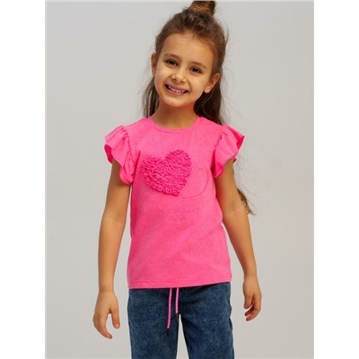 Фуфайка трикотажная для девочек (футболка)