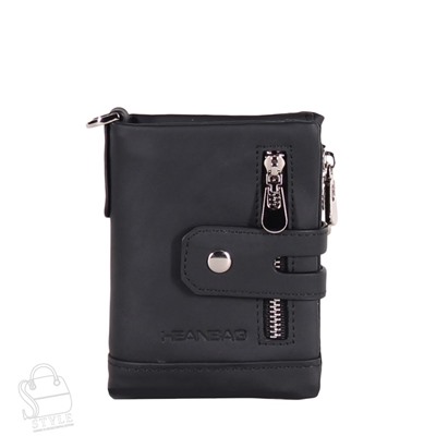 Мужской кошелек 001-1PHH black Heanbag