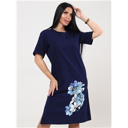 Антуриум - туника чернильный