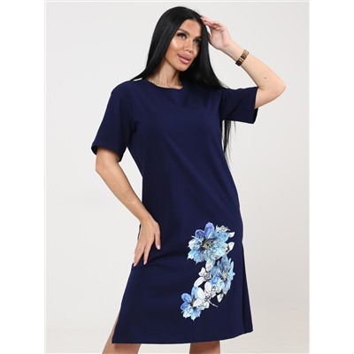 Антуриум - туника чернильный