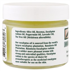 Tea Tree Therapy, Эвкалиптовая мазь - растирка для груди, 2 унции (57 г)
