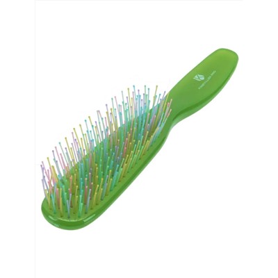 Kristaller Расчёска массажная для волос / Нефрит 2041, пластик, 22 см, зеленый 27933