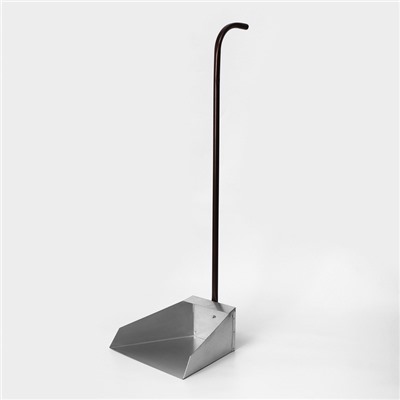 УЦЕНКА Совок для мусора 295×225 мм, ручка 83 см, оцинковка 0.5