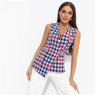 Жилет приталенного силуэта, Стильный лидер (эффектный)