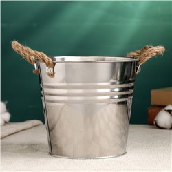 Кашпо «Ведёрко Элла», 15×11.5×14 см