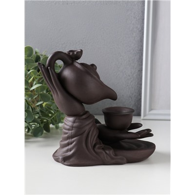 Подставка для благовоний TAKE IT EASY «Чайная церемония», стелющийся дым, 16×14×9 см