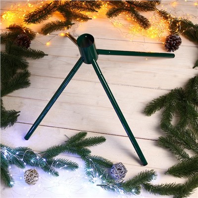Подставка для ёлки, d=51 мм, h=36 см, разборная, под ёмкость с водой, металл