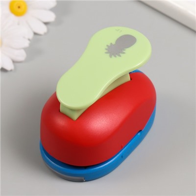 Дырокол фигурный рисунок 3.8×3.8 см «Ананас», 7×5.2×9.2 см, МИКС