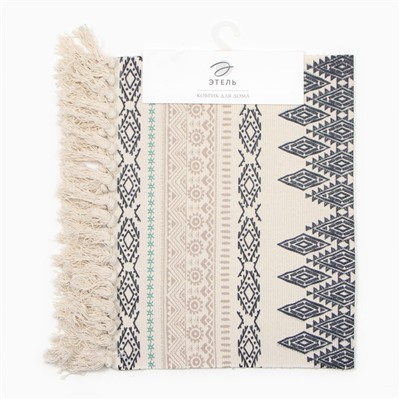 Ковёр «Этель. Узоры», 60×90 см, хлопок