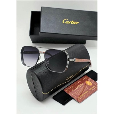 Набор мужские солнцезащитные очки, коробка, чехол + салфетки #22892517