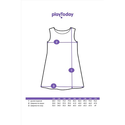 Сарафан PLAYTODAY, 1124739