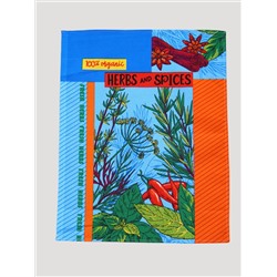 Текстильное изделие ЗДОРОВАЯ ПИЩА (48х58) голубой