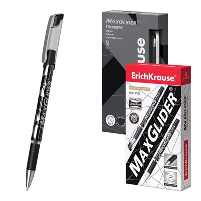 Ручка шариковая Ultra Glide Technology MaxGlider черный 45214 ErichKrause