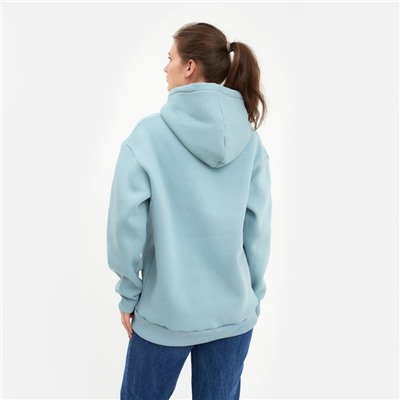 Худи женское MINAKU: Casual Collection цвет серо-голубой, р-р 50-52