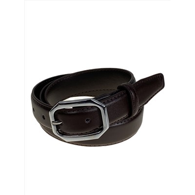 Ремень женский из искусственной кожи , цвет  шоколад