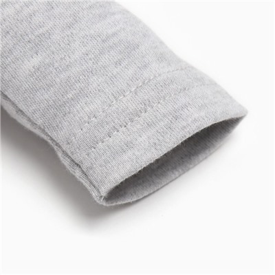 Боди детское, цвет серый, рост 62 см