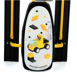 Игрушка Снегокат детский 122 "Toys" классический с рисунком (желтый)