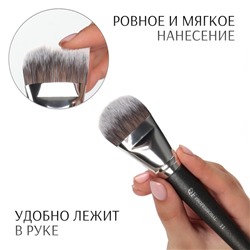 Кисть для макияжа PREMIUM, 16.5 см, чёрная