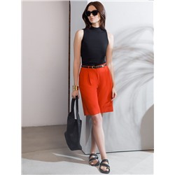 Шорты-бермуды из плотного лиоцелла