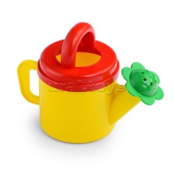 Песочный набор № 155 (ведро 0,8 л , сито,  совок 19 см, грабли 19см, лейка 0,4л)