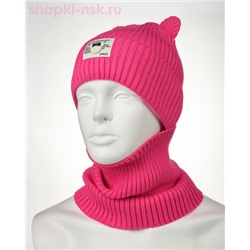 02-96-M Комплект флис (колпак+снуд) (50-52)