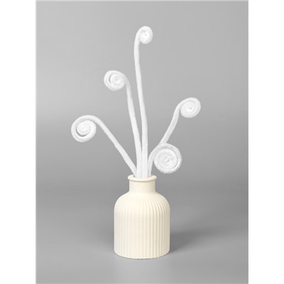 Синельная проволока, набор 100 шт, размер 1 шт 30х0,8 см, цвет белый