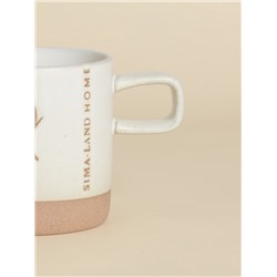 Кружка SL Home «Цветок», 520 мл, 13.5×9.6×9.8 см, керамика, белая