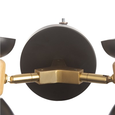 Бра «Канди» 2хЕ27 40 Вт черный 35×12×22 см