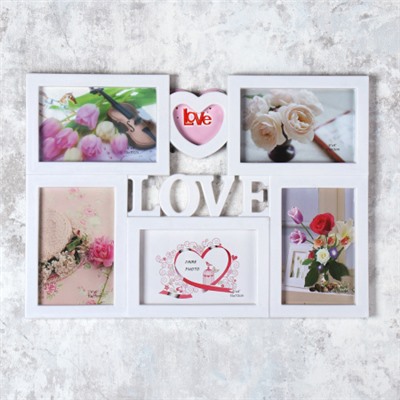 Фоторамка коллаж Любовь / А0649 /уп 36/ 5 фото