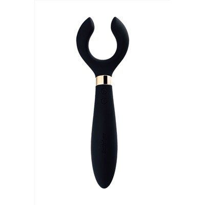 Чёрный вибромассажер для пар Satisfyer Endless Fun