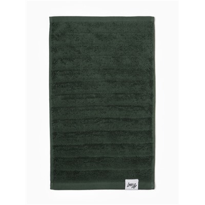 Полотенце махровое LoveLife «Сонора» 70×130 см, зелёное, 100% хлопок, 500 г/м²